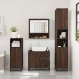 Set de muebles baño 2 pzas madera contrachapada marrón roble de , Muebles de baño - Ref: Foro24-3300929, Precio: 166,24 €, De...
