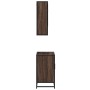 Set de muebles baño 2 pzas madera contrachapada marrón roble de , Muebles de baño - Ref: Foro24-3300929, Precio: 166,24 €, De...