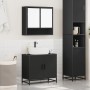 Juego de muebles de baño 2 pzas madera contrachapada negro de , Muebles de baño - Ref: Foro24-3300915, Precio: 145,32 €, Desc...