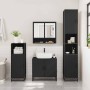 Juego de muebles de baño 2 pzas madera contrachapada negro de , Muebles de baño - Ref: Foro24-3300915, Precio: 145,32 €, Desc...