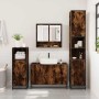 Set de muebles baño 2 pzas madera contrachapada roble ahumado de , Muebles de baño - Ref: Foro24-3300922, Precio: 160,88 €, D...