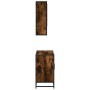 Set de muebles baño 2 pzas madera contrachapada roble ahumado de , Muebles de baño - Ref: Foro24-3300922, Precio: 160,88 €, D...