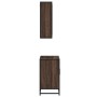 Set de muebles baño 2 pzas madera contrachapada marrón roble de , Muebles de baño - Ref: Foro24-3300899, Precio: 156,49 €, De...