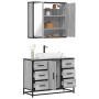 Set de muebles de baño 2 pzas madera contrachapada gris sonoma de , Muebles de baño - Ref: Foro24-3300903, Precio: 210,49 €, ...
