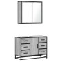 Set de muebles de baño 2 pzas madera contrachapada gris sonoma de , Muebles de baño - Ref: Foro24-3300903, Precio: 210,49 €, ...