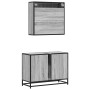 Set de muebles de baño 2 pzas madera contrachapada gris sonoma de , Muebles de baño - Ref: Foro24-3300903, Precio: 210,49 €, ...