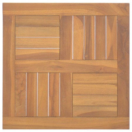 Tablero de mesa cuadrado madera maciza de teca 50x50x2,5 cm de vidaXL, Tableros para mesas - Ref: Foro24-316156, Precio: 63,7...