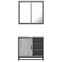 Set de muebles de baño 2 pzas madera contrachapada gris sonoma de , Muebles de baño - Ref: Foro24-3300908, Precio: 158,00 €, ...