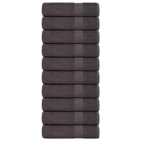 Toallas de mano 10piezas antracita 50x100cm 360gsm 100% algodón de , Toallas - Ref: Foro24-136683, Precio: 54,45 €, Descuento: %