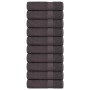 Toallas de mano 10piezas antracita 50x100cm 360gsm 100% algodón de , Toallas - Ref: Foro24-136683, Precio: 54,45 €, Descuento: %