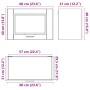 Armario de pared de cocina Porto madera vieja madera ingeniería de , Armarios de cocina - Ref: Foro24-854085, Precio: 54,84 €...