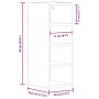 Armario colgante madera ingeniería roble ahumado 20x29,5x60 cm de , Armarios de cocina - Ref: Foro24-854163, Precio: 40,76 €,...