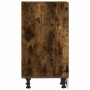 Armario de horno madera ingeniería roble ahumado 40x44,5x81,5cm de , Armarios de cocina - Ref: Foro24-854206, Precio: 62,29 €...