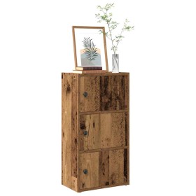 Estantería madera de ingeniería color envejecido 40x24x77 cm de , Librerías y estanterías - Ref: Foro24-860371, Precio: 49,99...
