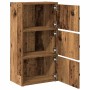 Estantería madera de ingeniería color envejecido 40x24x77 cm de , Librerías y estanterías - Ref: Foro24-860371, Precio: 49,99...