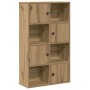 Estantería de madera de ingeniería roble artisan 60x24x101,5 cm de , Librerías y estanterías - Ref: Foro24-860399, Precio: 81...