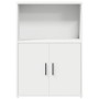 Estantería de madera de ingeniería blanca 60x24x85 cm de , Librerías y estanterías - Ref: Foro24-860409, Precio: 56,60 €, Des...