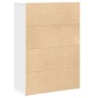 Estantería de madera de ingeniería blanca 60x24x85 cm de , Librerías y estanterías - Ref: Foro24-860409, Precio: 56,60 €, Des...
