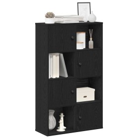 Estantería de madera de ingeniería roble negro 60x24x101,5 cm de , Librerías y estanterías - Ref: Foro24-860392, Precio: 78,3...