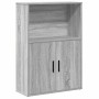 Estantería de madera de ingeniería gris sonoma 60x24x85 cm de , Librerías y estanterías - Ref: Foro24-860414, Precio: 64,98 €...