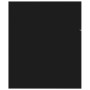 Armario para lavabo madera contrachapada negro 60x38,5x46 cm de vidaXL, Muebles de baño - Ref: Foro24-804648, Precio: 40,57 €...