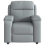 Sillón reclinable de masaje de tela gris claro de , Sillones - Ref: Foro24-4015690, Precio: 204,87 €, Descuento: %