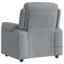 Sillón reclinable de masaje de tela gris claro de , Sillones - Ref: Foro24-4015690, Precio: 204,87 €, Descuento: %