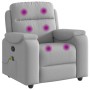 Sillón de masaje reclinable de tela gris nube de , Sillones - Ref: Foro24-4015699, Precio: 206,38 €, Descuento: %