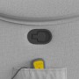 Sillón de masaje reclinable de tela gris nube de , Sillones - Ref: Foro24-4015699, Precio: 206,38 €, Descuento: %