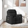 Sillón reclinable de masaje de tela negro de , Sillones - Ref: Foro24-4015692, Precio: 256,21 €, Descuento: %
