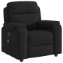Sillón reclinable de masaje de tela negro de , Sillones - Ref: Foro24-4015692, Precio: 256,21 €, Descuento: %