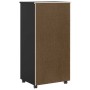 Cajonera con ruedas MOSS madera maciza de pino negro de , Taquillas y armarios de almacenamiento - Ref: Foro24-4015788, Preci...