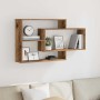 Estante de pared madera de ingeniería envejecida 104x20x58,5 cm de , Estantes y estanterías - Ref: Foro24-855822, Precio: 49,...