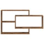 Estante de pared madera de ingeniería envejecida 104x20x58,5 cm de , Estantes y estanterías - Ref: Foro24-855822, Precio: 49,...