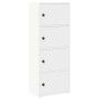Estantería de madera de ingeniería blanca 40x24x102 cm de , Librerías y estanterías - Ref: Foro24-860373, Precio: 73,18 €, De...