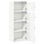 Estantería de madera de ingeniería blanca 40x24x102 cm de , Librerías y estanterías - Ref: Foro24-860373, Precio: 73,18 €, De...