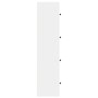 Estantería de madera de ingeniería blanca 40x24x102 cm de , Librerías y estanterías - Ref: Foro24-860373, Precio: 73,18 €, De...