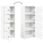 Estantería de madera de ingeniería blanca 40x24x102 cm de , Librerías y estanterías - Ref: Foro24-860373, Precio: 73,18 €, De...