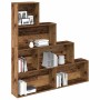 Estantería madera de ingeniería madera envejecida 157x24x160 cm de , Librerías y estanterías - Ref: Foro24-855888, Precio: 11...