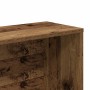 Estantería madera de ingeniería madera envejecida 157x24x160 cm de , Librerías y estanterías - Ref: Foro24-855888, Precio: 11...