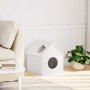 Casa para gatos madera maciza pino blanca 41x50x50 cm de , Mobiliario para gatos - Ref: Foro24-859296, Precio: 68,96 €, Descu...