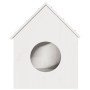 Casa para gatos madera maciza pino blanca 41x50x50 cm de , Mobiliario para gatos - Ref: Foro24-859296, Precio: 68,96 €, Descu...