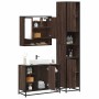 Set de muebles baño 3 pzas madera contrachapada roble marrón de , Muebles de baño - Ref: Foro24-3301124, Precio: 276,74 €, De...