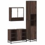 Set de muebles baño 3 pzas madera contrachapada roble marrón de , Muebles de baño - Ref: Foro24-3301124, Precio: 276,74 €, De...