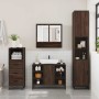 Set de muebles baño 3 pzas madera contrachapada roble marrón de , Muebles de baño - Ref: Foro24-3301124, Precio: 276,74 €, De...