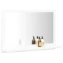 Espejo de baño madera contrachapada blanco 60x10,5x37 cm de vidaXL, Tocadores de baño - Ref: Foro24-804562, Precio: 33,90 €, ...