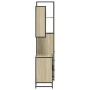 Set de muebles de baño 3 pzas madera contrachapada roble Sonoma de , Muebles de baño - Ref: Foro24-3301126, Precio: 253,64 €,...