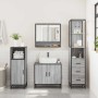 Set de muebles de baño 3 pzas madera contrachapada gris sonoma de , Muebles de baño - Ref: Foro24-3301158, Precio: 253,41 €, ...