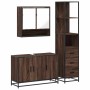 Set de muebles baño 3 pzas madera contrachapada roble marrón de , Muebles de baño - Ref: Foro24-3301164, Precio: 266,18 €, De...