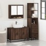 Set de muebles baño 3 pzas madera contrachapada roble marrón de , Muebles de baño - Ref: Foro24-3301164, Precio: 266,18 €, De...